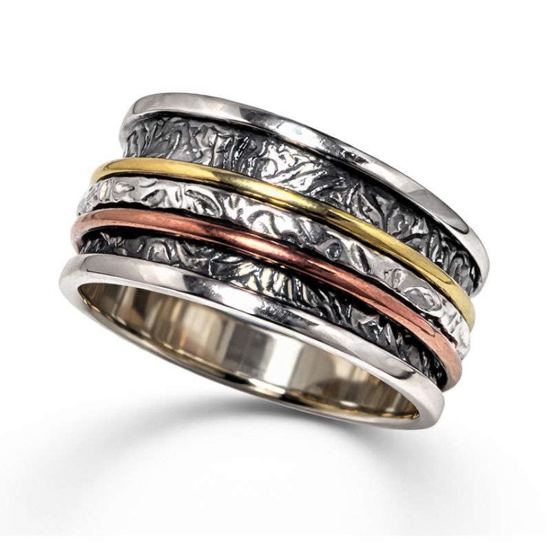 Dual-Tone Spinner Ring